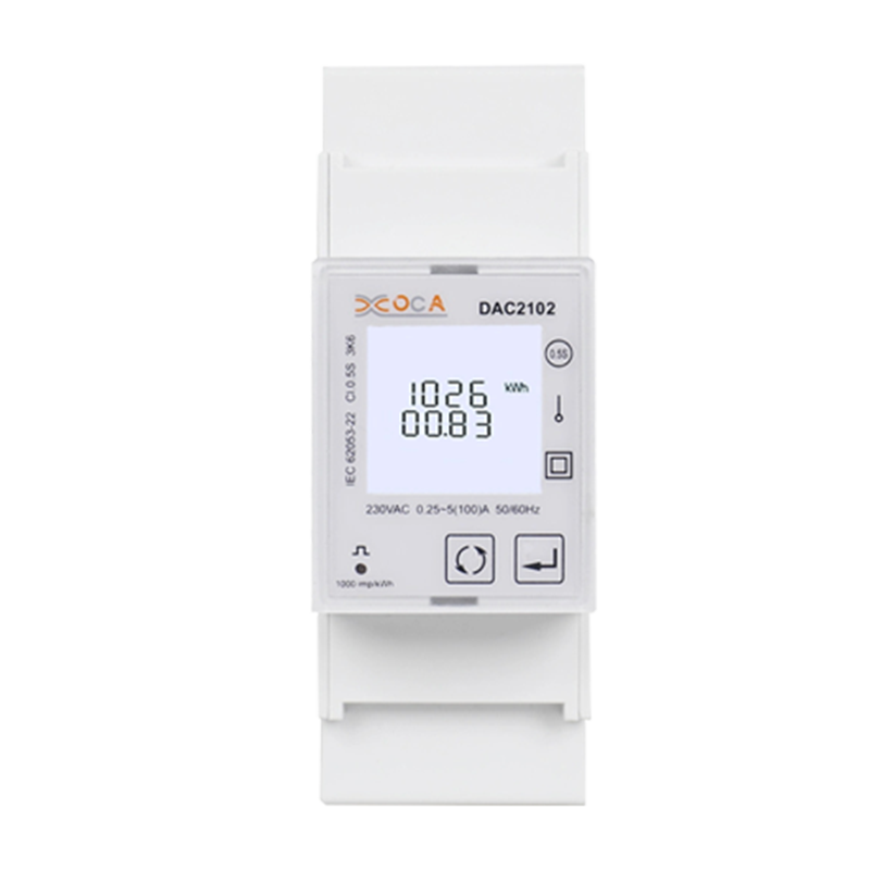 Dac2102 DIN Rail Single Phase Intelligent AC Power Meter