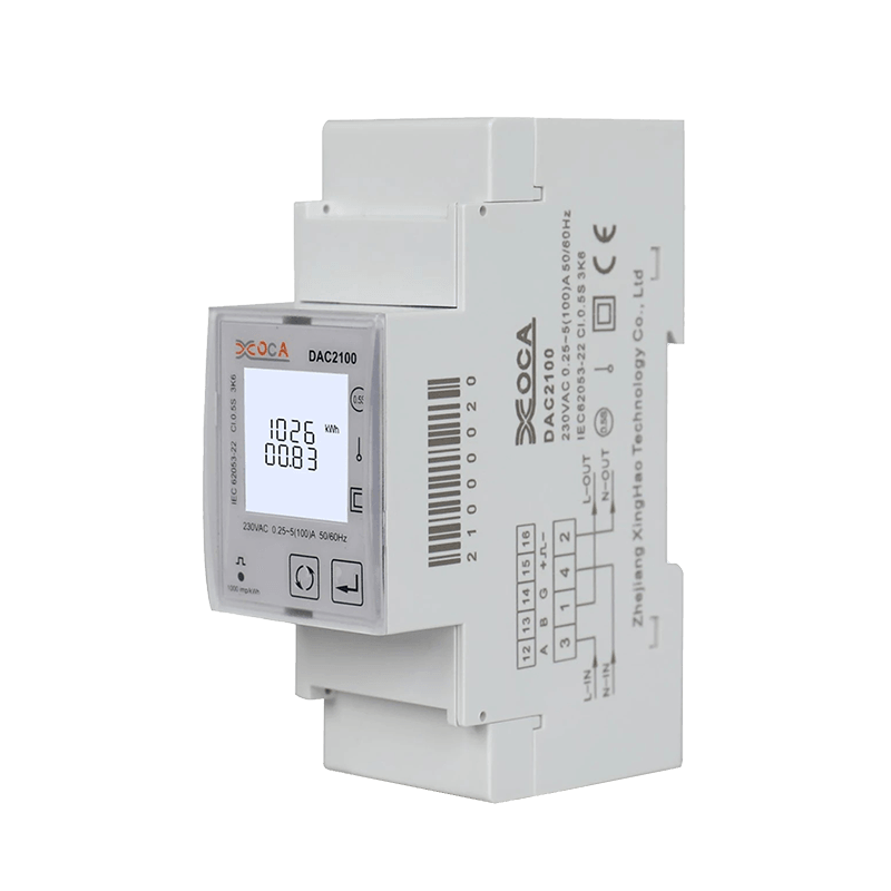 Dac4300CT DIN Rail AC Three Phase Prepaid Tuya Electric Energy Meter