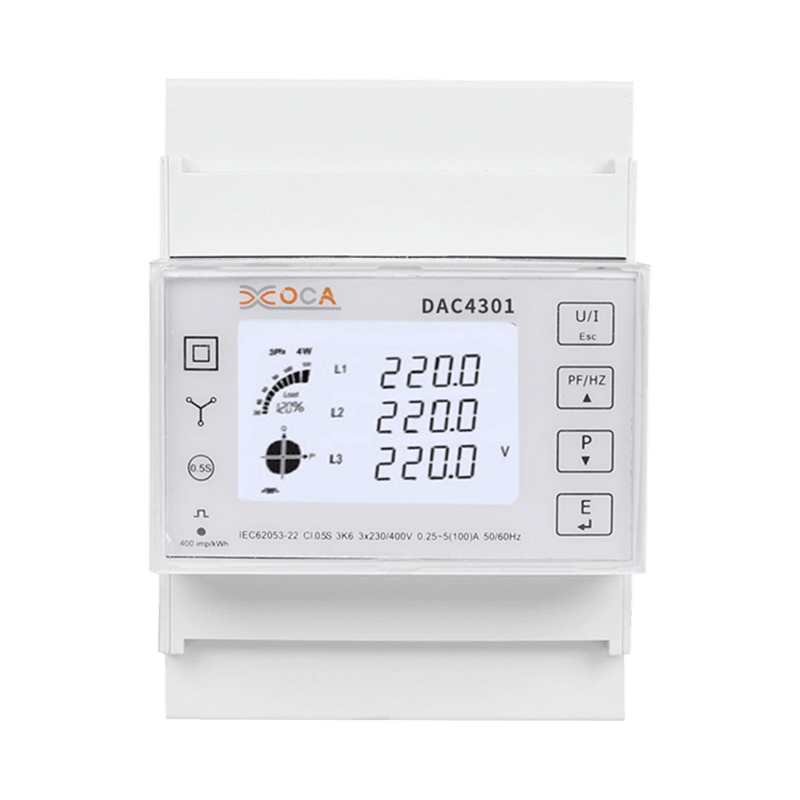 Dac4301 DIN Rail AC Multi-Tariff Modbus Electric Energy Meter