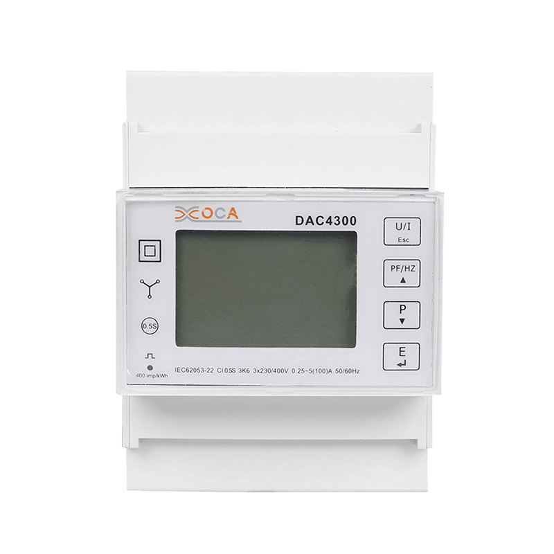 Dac4302 DIN Rail AC Three Phase 2t Electric Energy Meter