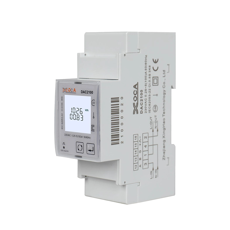 Dac7320c DIN Rail WiFi na may Relay Electric Energy Meter