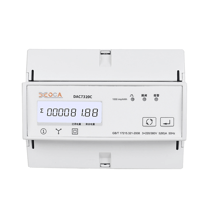 Dac7320c DIN Rail WiFi na may Relay Electric Energy Meter