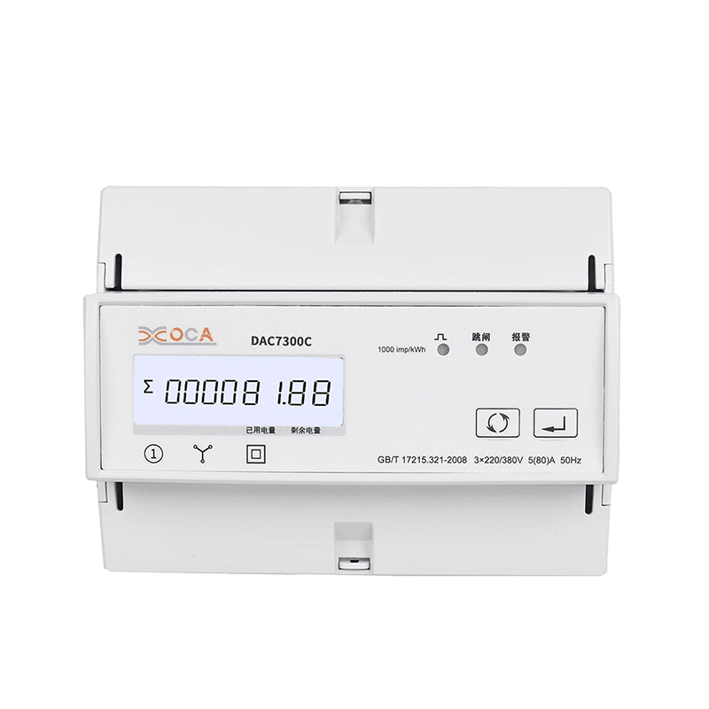 Dac7321c-CT DIN Rail AC WiFi na may Transformer Tuya Electronic Energy Meter