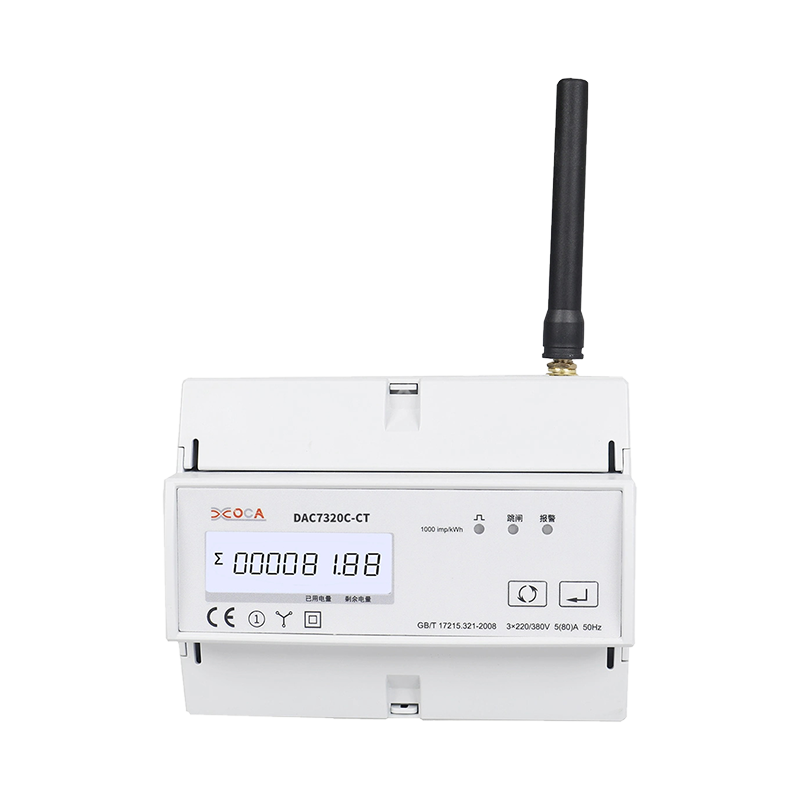 Dac7321c-CT DIN Rail AC WiFi na may Transformer Tuya Electronic Energy Meter