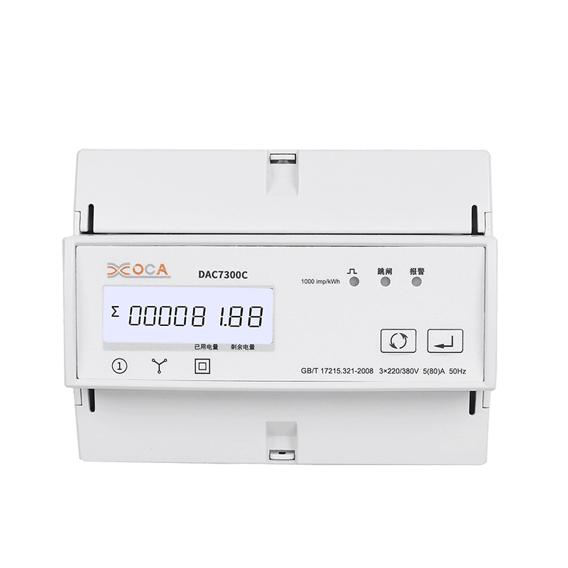 Dac7321c-CT DIN Rail AC WiFi na may Transformer Tuya Electronic Energy Meter