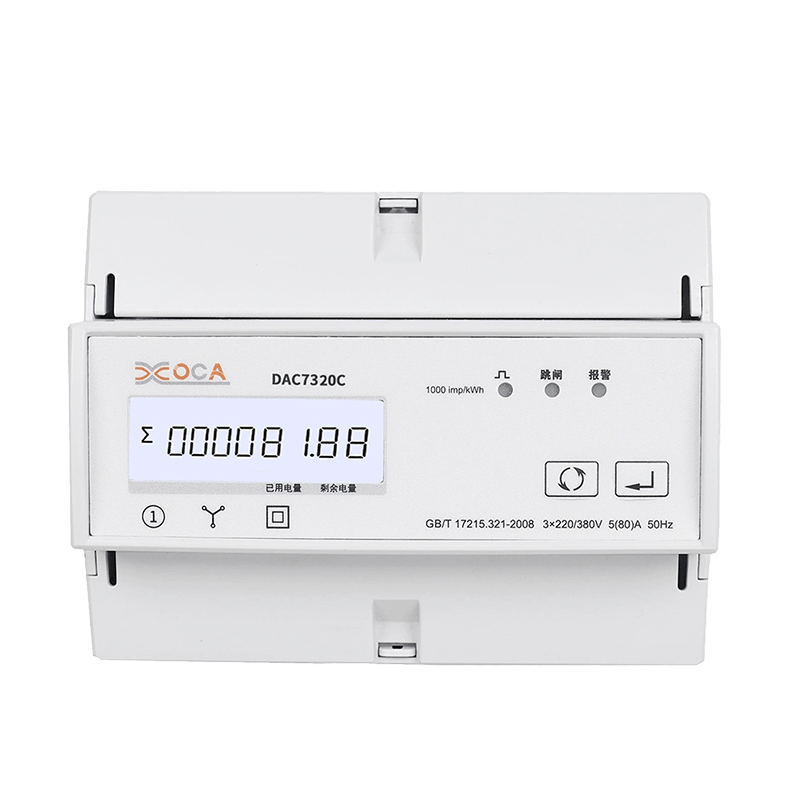 Dac7321c-CT DIN Rail AC WiFi na may Transformer Tuya Electronic Energy Meter