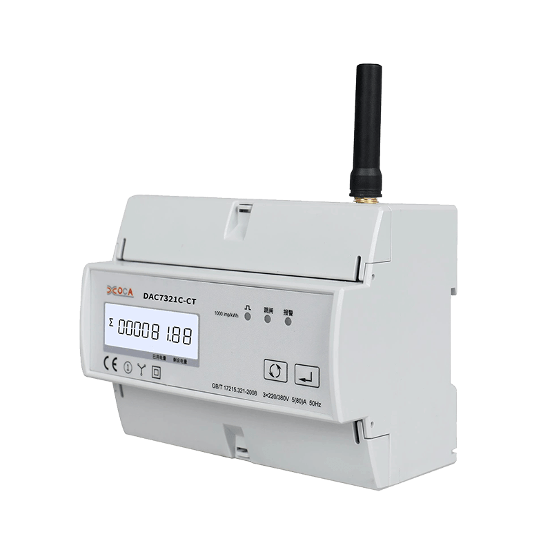 Dac7321c DIN Rail WiFi Prepaid Electric Energy Meter