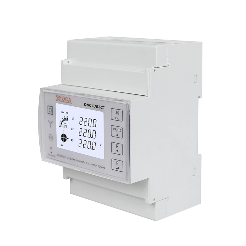 Dac4302CT DIN Rail AC Three Phase Intelligent Energy Meter