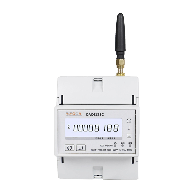 Dac4121C DIN Rail AC Single Phase Wireless Modbus Power Meter