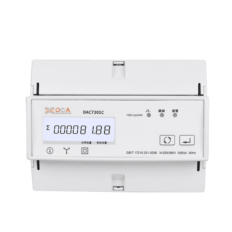 Dac7301C DIN Rail AC Three Phase Modbus Electric Energy Meter