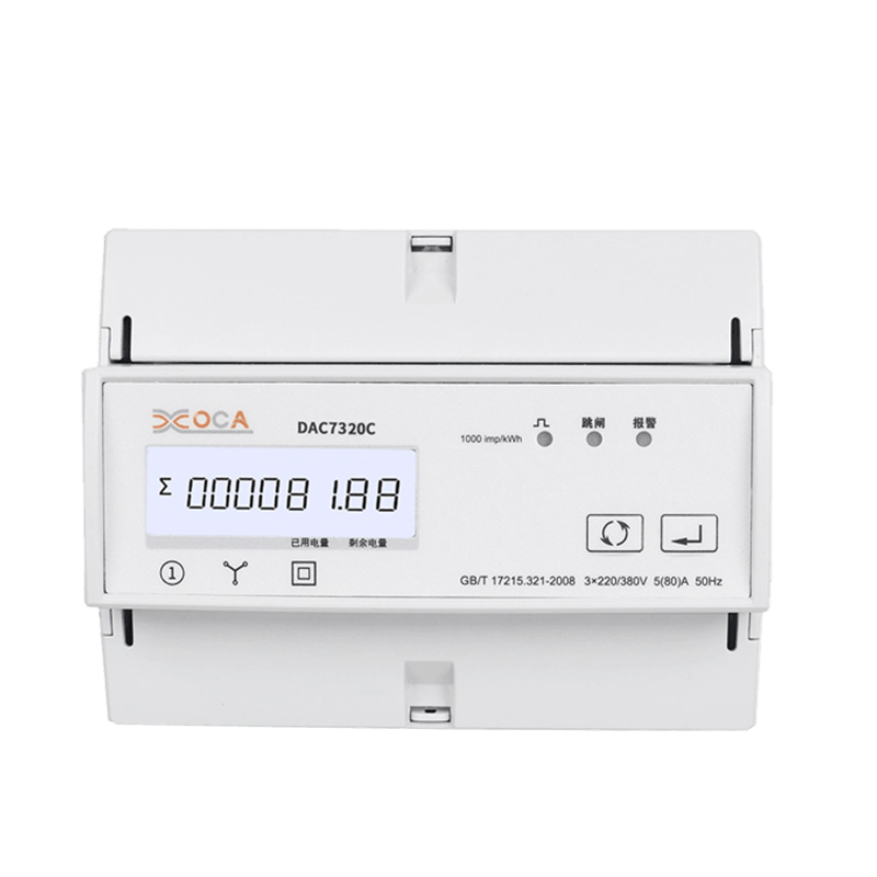 Dac7320C DIN Rail WiFi na may Relay Electric Power Meter