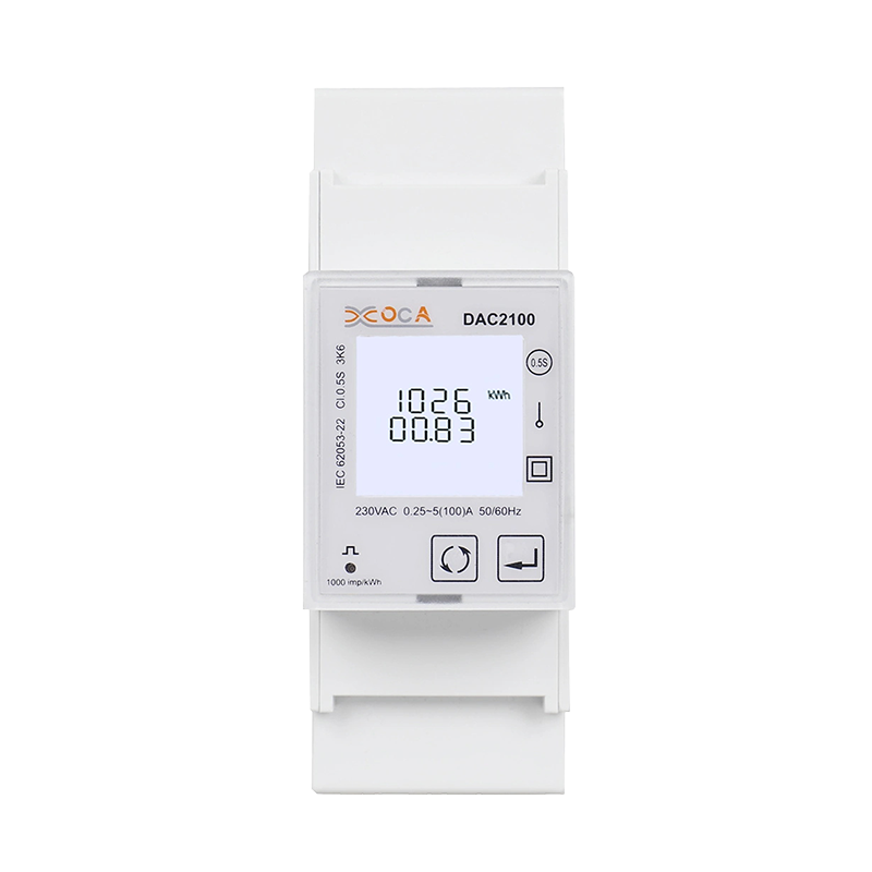 Dac2100 DIN Rail Single Phase Modbus Smart Electric Energy Meter