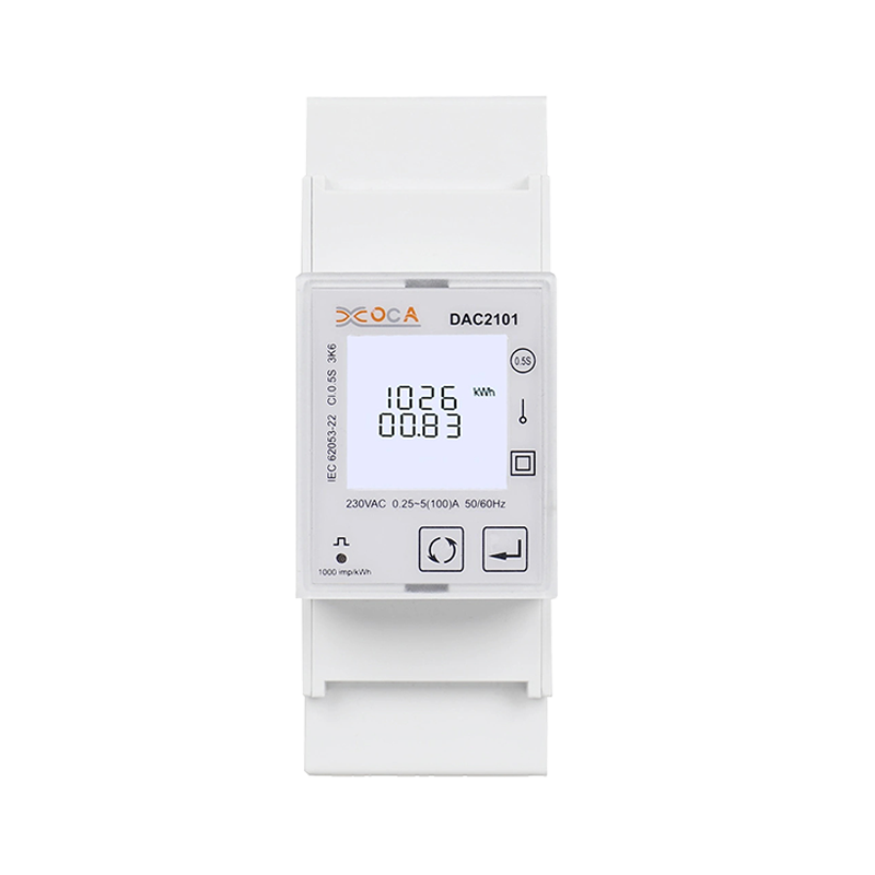 DAC2101C MID Certification High Precision Single Phase Multi-function Modbus Communication 2T House/industrial use DIN rail Electric Meter