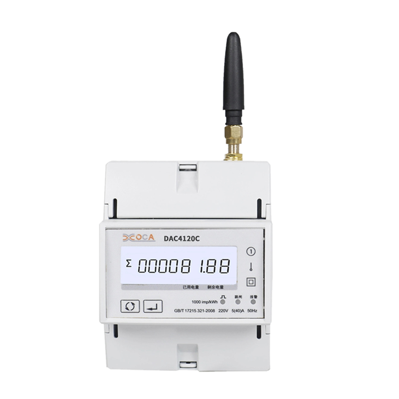 Dac4120c DIN Rail Single Phase AC Modbus Smart Multi-Function Energy Meter