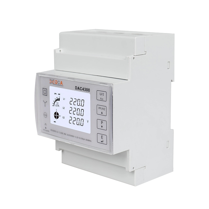 Dac4300 DIN Rail Smart Multi-Function Electricity Energy Meter