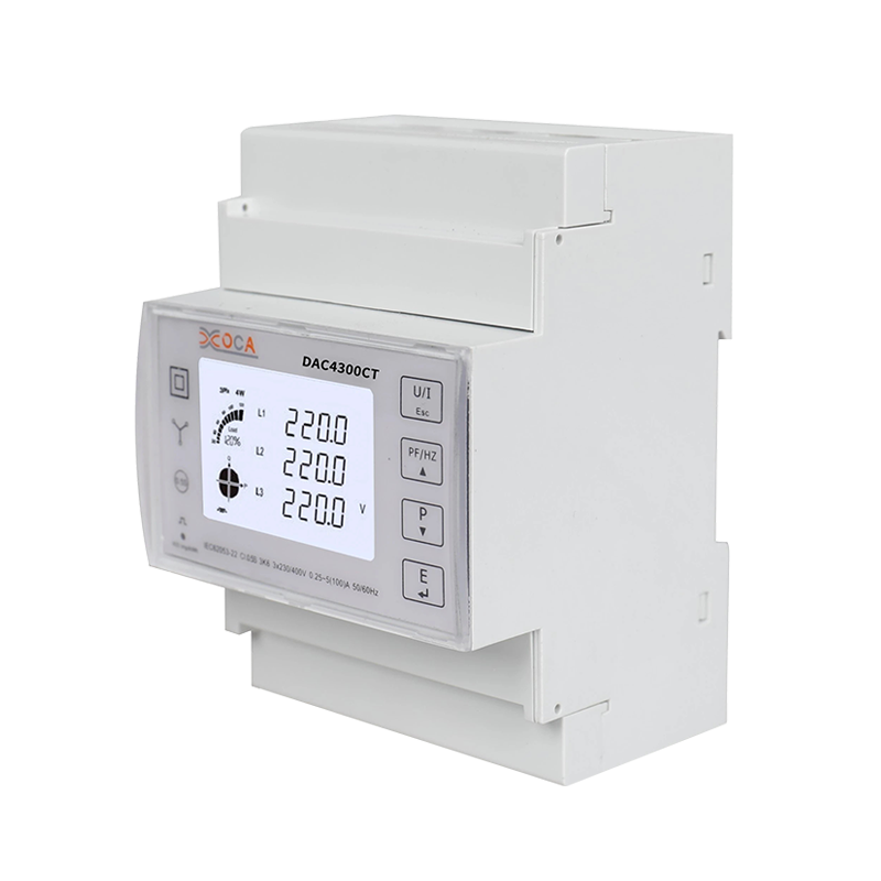 Dac4300CT DIN Rail Smart Electricity Energy Meter Multimeter