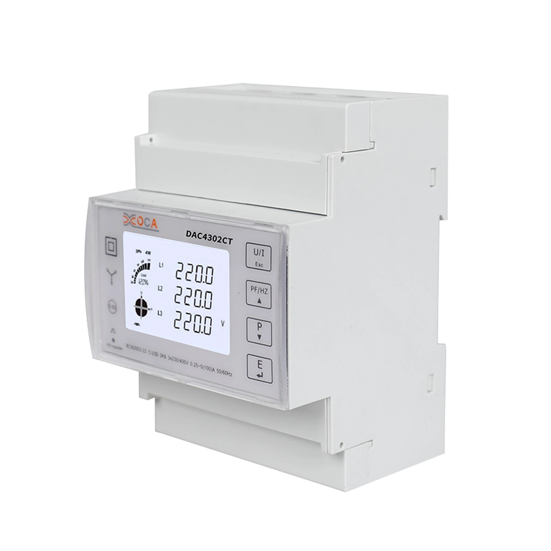 Dac4302CT Three Phase Prepaid Modbus Electrical Energy Meter