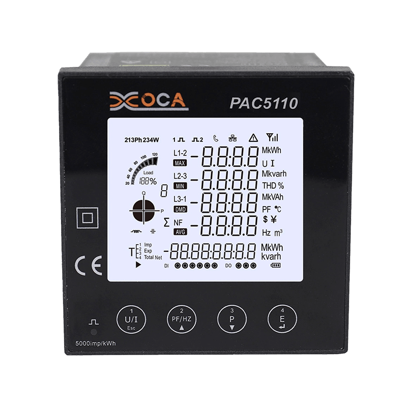 PAC5110 Three Phase Panel RS485 Modbus Digital Electric Energy Meter Power Meter