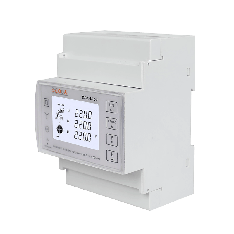 DIN Rail Three Phase Modbus Smart Wireless Electronic Meter