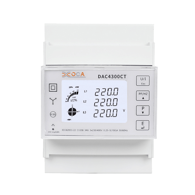 Dac4300CT DIN Rail Three Phase Four Wire Digital Prepaid WiFi Smart Energy Meter