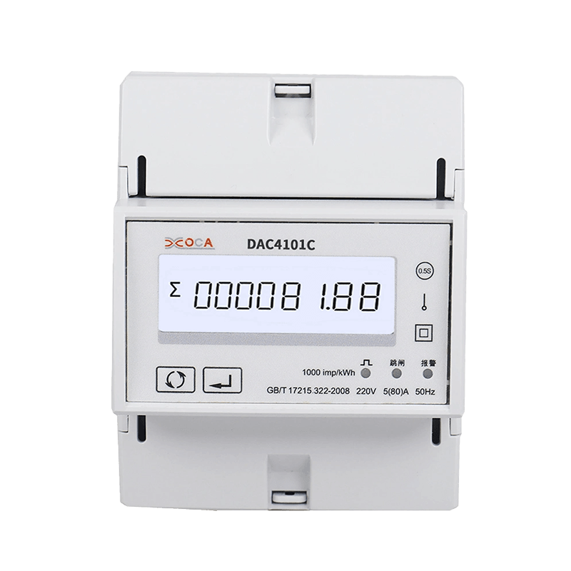 Dac4101c DIN Rail Single Phase Lora Electric Prepaid Remote Energy Meter