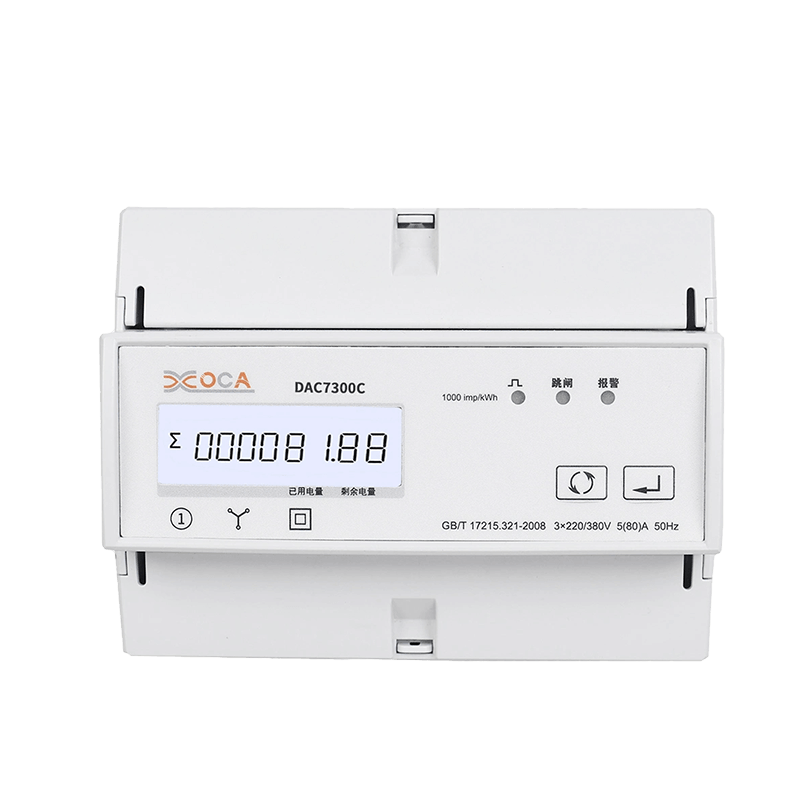 Dac4300CT DIN Rail Three Phase Four Wire Digital Prepaid WiFi Smart Energy Meter