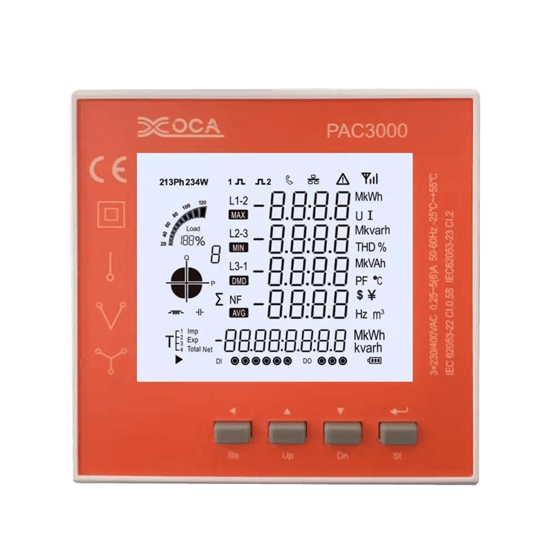 PAC3100 Smart Digital LCD WiFi Electronic Power Meter