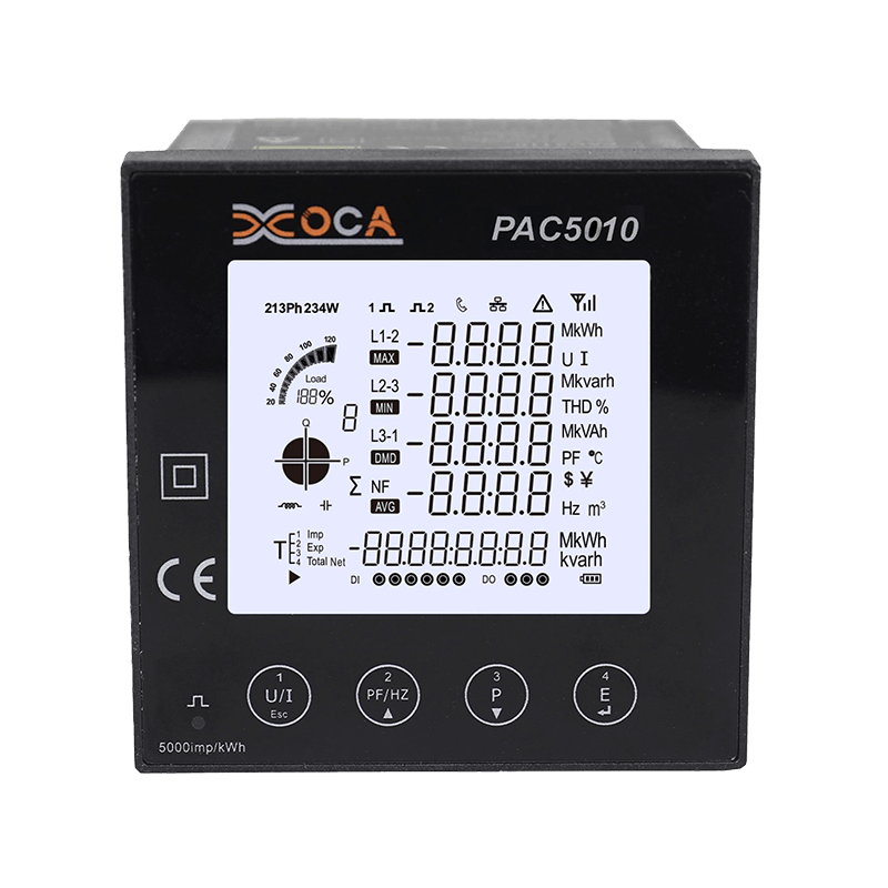 PAC5010 Malaking LCD WiFi Smart Power Meter Electric Energy Meter Electric Analyzer