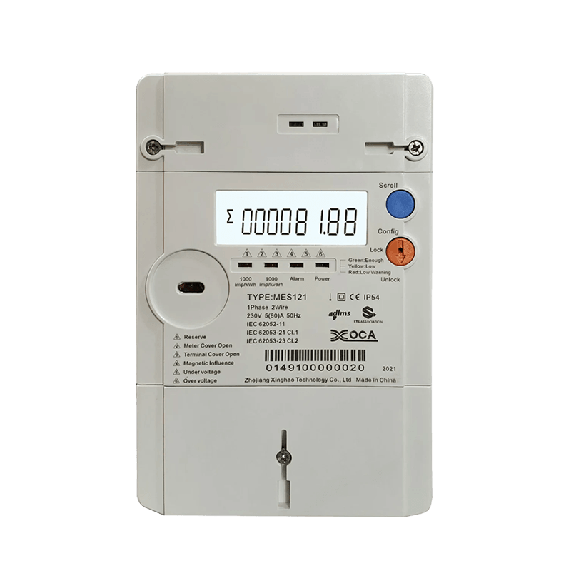 Single Phase Sts Dlms Remote Control Energy Meter Multimeter