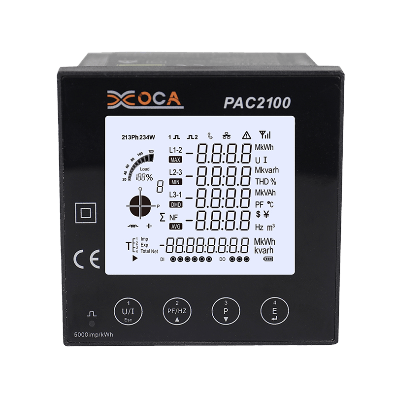 PAC2100 Malaking LCD Digital Intelligent Energy Meter