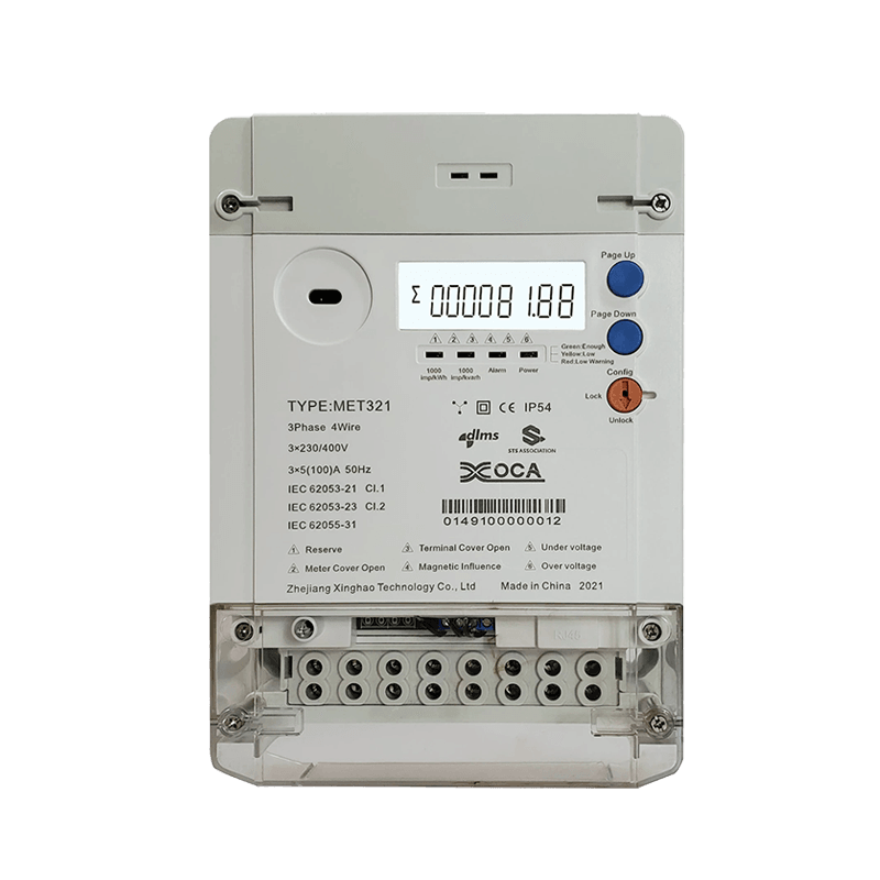 Single Phase Sts Dlms Remote Control Energy Meter Multimeter