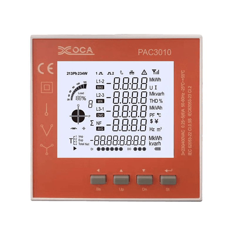 Smart LCD Digital Electric Panel Power Meter Meter ng Enerhiya