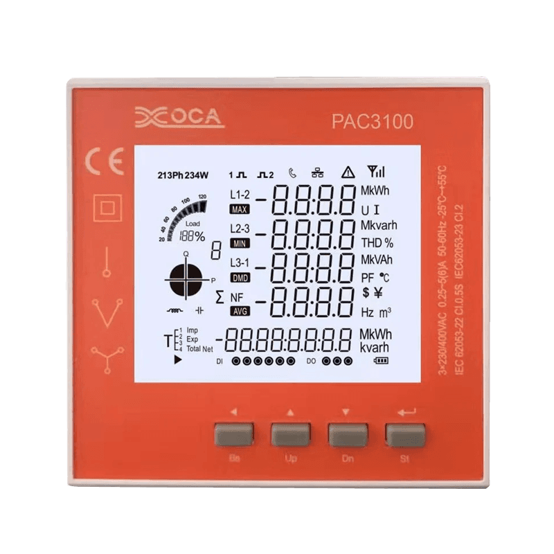 PAC3100 Smart Digital LCD WiFi Electronic Power Meter